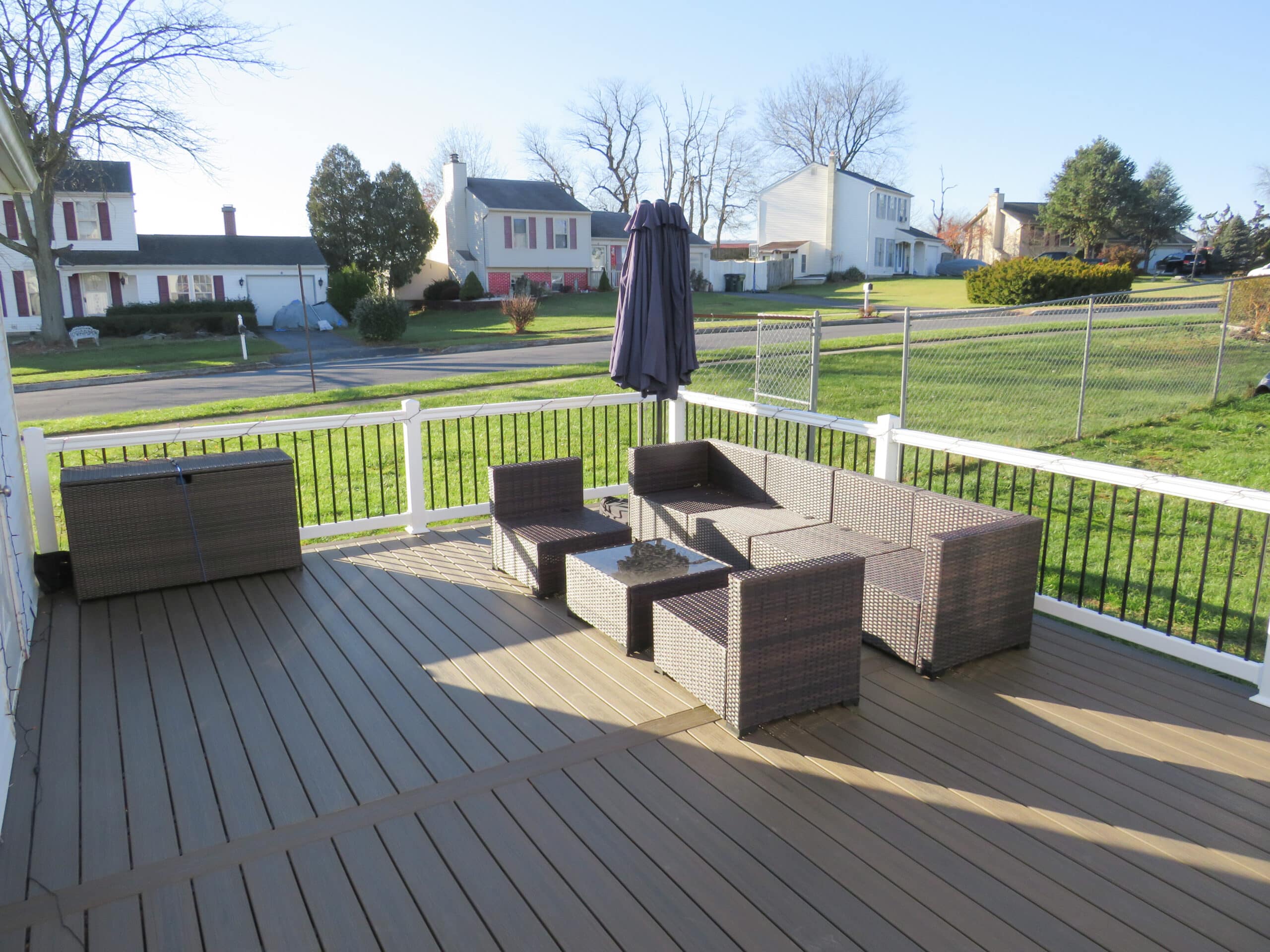 Picture Framed Deck In Harrisburg - Upper Dauphin Vinyl Products